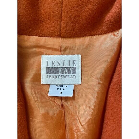 LESLIE FAY Vintage Embroidered Lovely Women’s wool-blend jacket from 90s-... - Picture 2 of 8